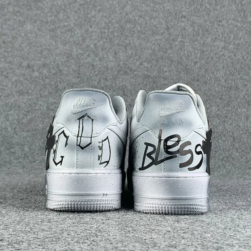 Chrome Hearts x Air Force 1 - Blue Black