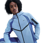 Jaqueta Nike Sportswear Tech Fleece Pro Full Zip Jacket - Cinza-alumínio, Azul e Preto