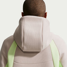 Jaqueta Nike Sportswear Tech Fleece Windrunner Full-Zip Fleece Jacket - Creme, Verde-lima e Preto