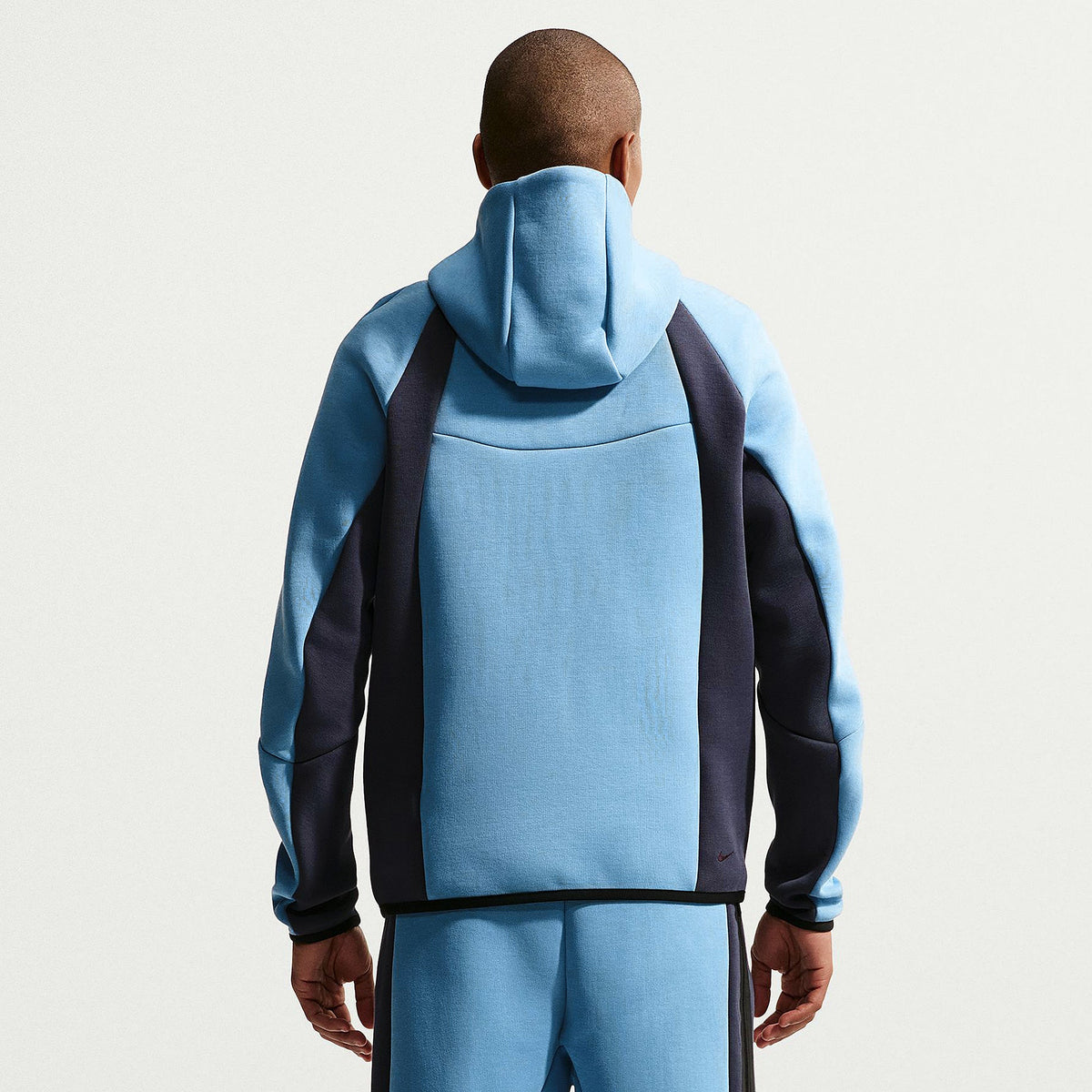 Moletom Nike Sportswear Tech Fleece Pro Full Zip Windrunner Hoodie - Azul, Azul-escuro e Preto