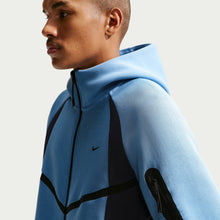 Moletom Nike Sportswear Tech Fleece Pro Full Zip Windrunner Hoodie - Azul, Azul-escuro e Preto