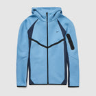 Moletom Nike Sportswear Tech Fleece Pro Full Zip Windrunner Hoodie - Azul, Azul-escuro e Preto