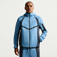 Moletom Nike Sportswear Tech Fleece Pro Full Zip Windrunner Hoodie - Azul, Azul-escuro e Preto