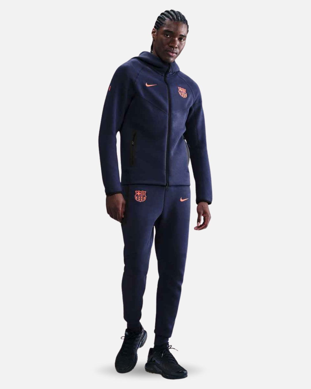 Calça de moletom Tech Fleece FC Barcelona 2025/2026 - Azul
