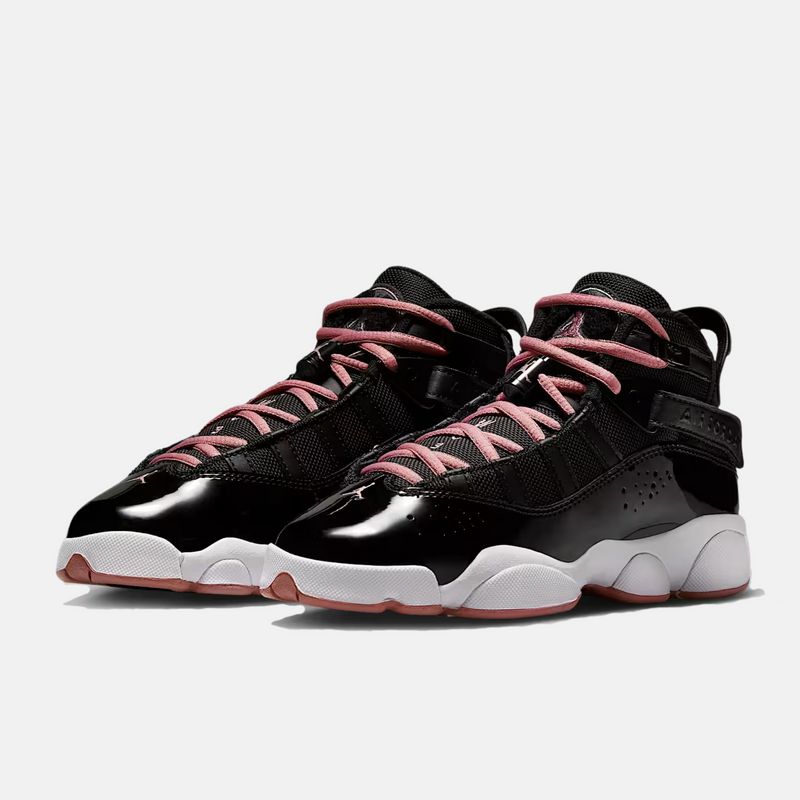 Air Jordan 6 Rings - Preto / Branco / Antracito / Rosa
