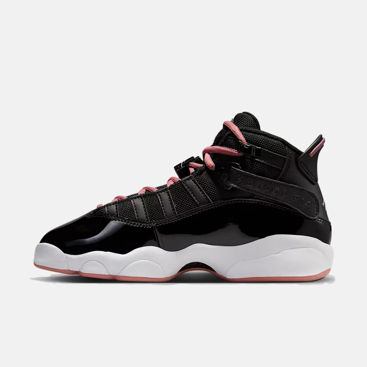 Air Jordan 6 Rings - Preto / Branco / Antracito / Rosa