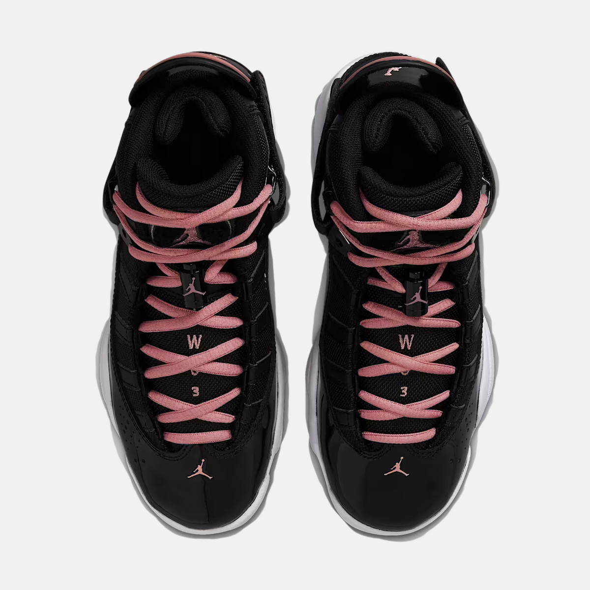 Air Jordan 6 Rings - Preto / Branco / Antracito / Rosa