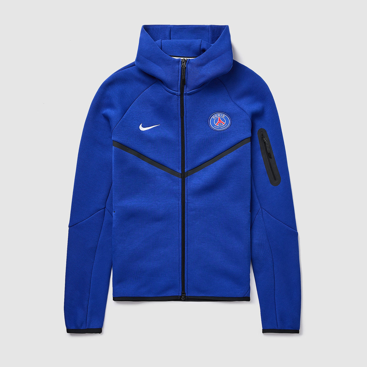 Moletom Nike Paris Saint-Germain 26/27 Tech Fleece Full Zip Hoodie - Azul-royal e Branco