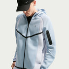 Jaqueta Nike Sportswear Tech Fleece Windrunner Full Zip Jacket - Azul-claro, Cinza-claro e Preto