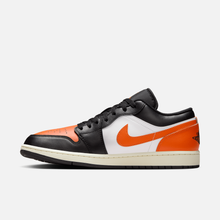 Air Jordan 1 Low Shattered Backboard Alternate - Preto / Branco / Branco-creme / Laranja