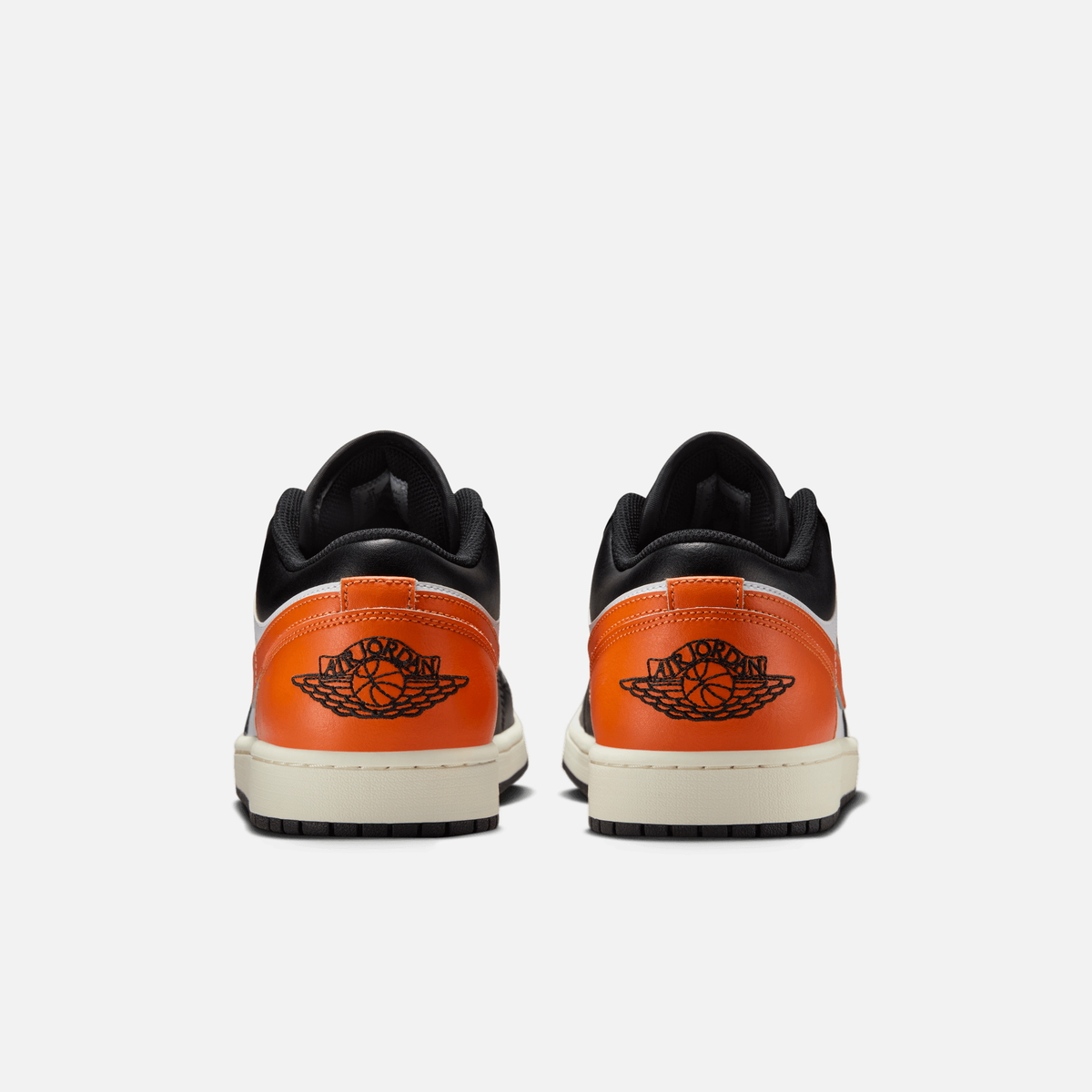 Air Jordan 1 Low Shattered Backboard Alternate - Preto / Branco / Branco-creme / Laranja