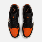 Air Jordan 1 Low Shattered Backboard Alternate - Preto / Branco / Branco-creme / Laranja