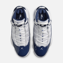 Air Jordan 6 Rings - Branco / Azul-marinho / Cinza