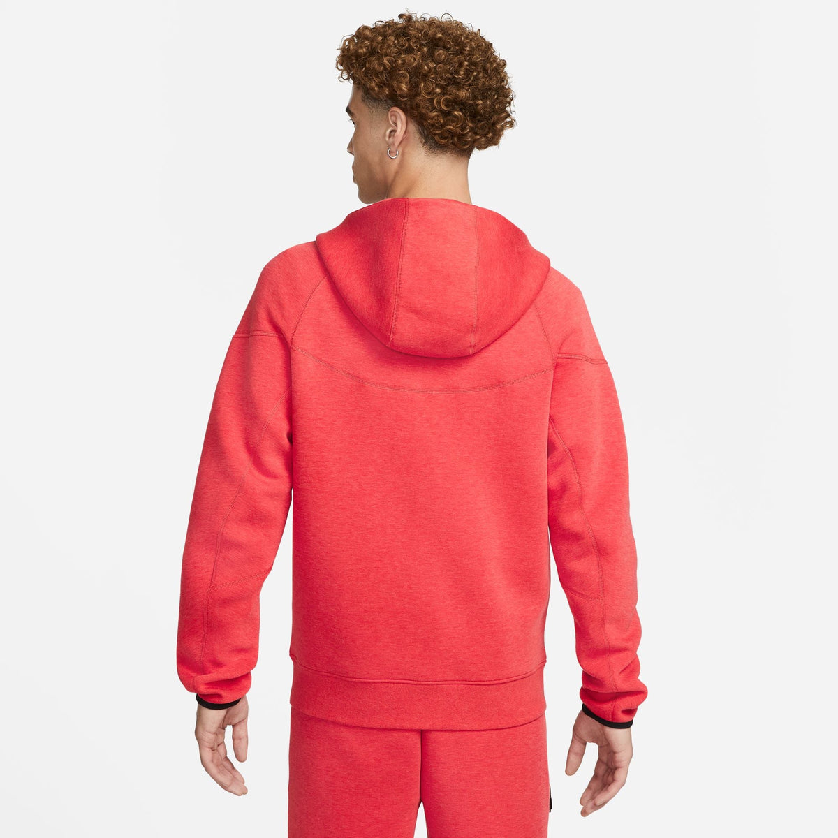 Jaqueta Nike Tech Fleece Windrunner - Vermelho