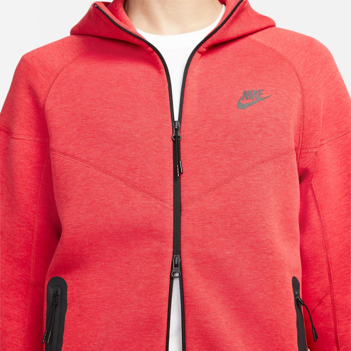Jaqueta Nike Tech Fleece Windrunner - Vermelho