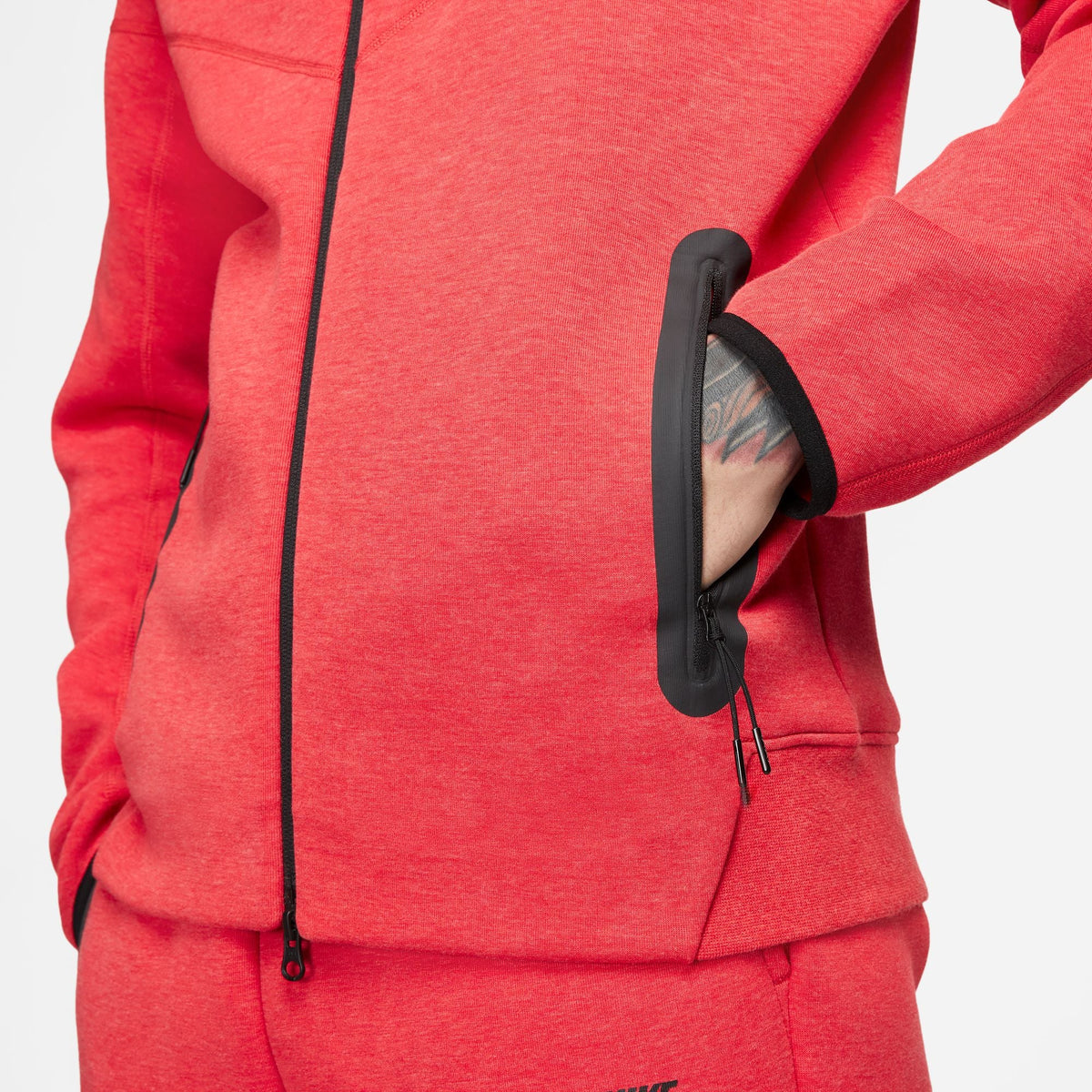 Jaqueta Nike Tech Fleece Windrunner - Vermelho