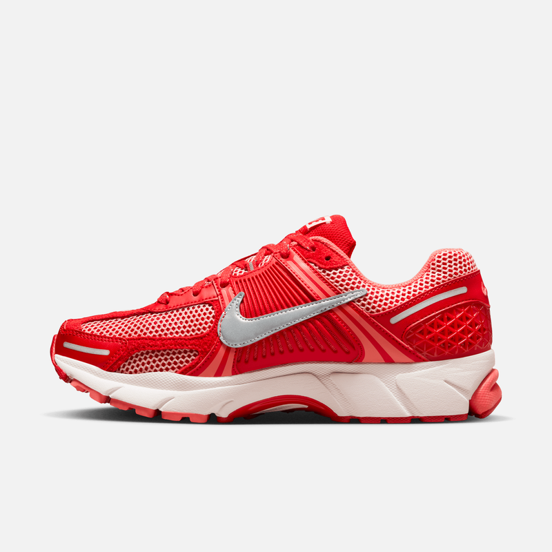 Nike Zoom Vomero 5 Premium - Vermelho / Prateado metálico / Coral-suave / Laranja-brasa / Branco