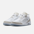 Air Jordan Spizike Low - Branco / Prateado metálico / Azul / Cinza