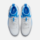 Air Jordan Spizike Low UNC - Branco / Azul-universitário / Cinza / Antracito