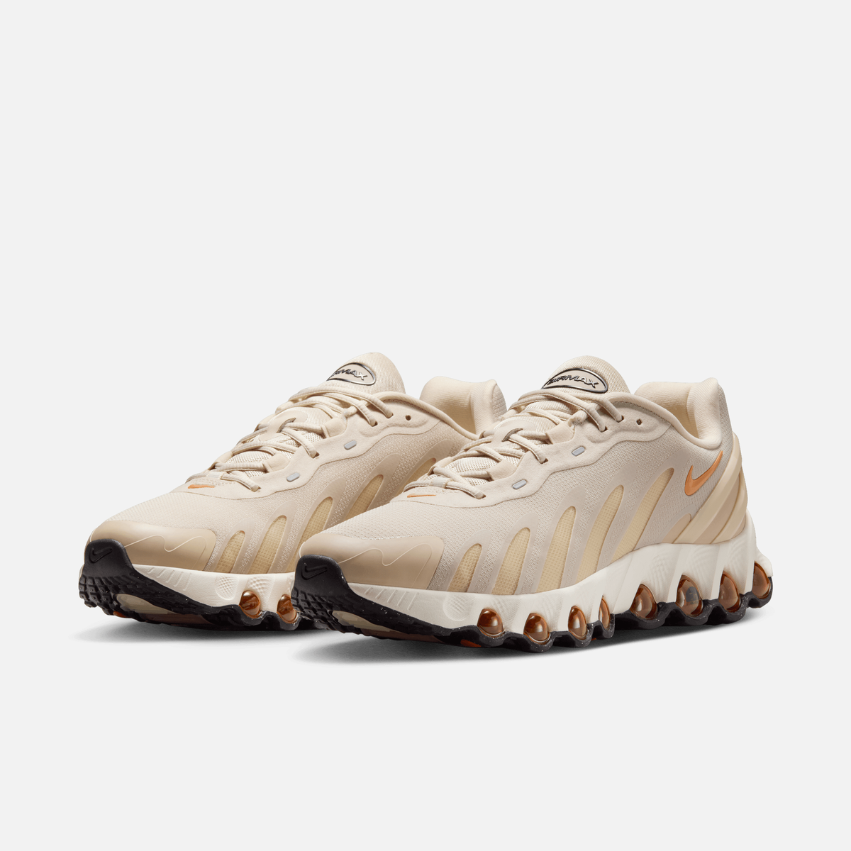 Nike Air Max DN8 - Cáqui-claro / Laranja / Branco-creme