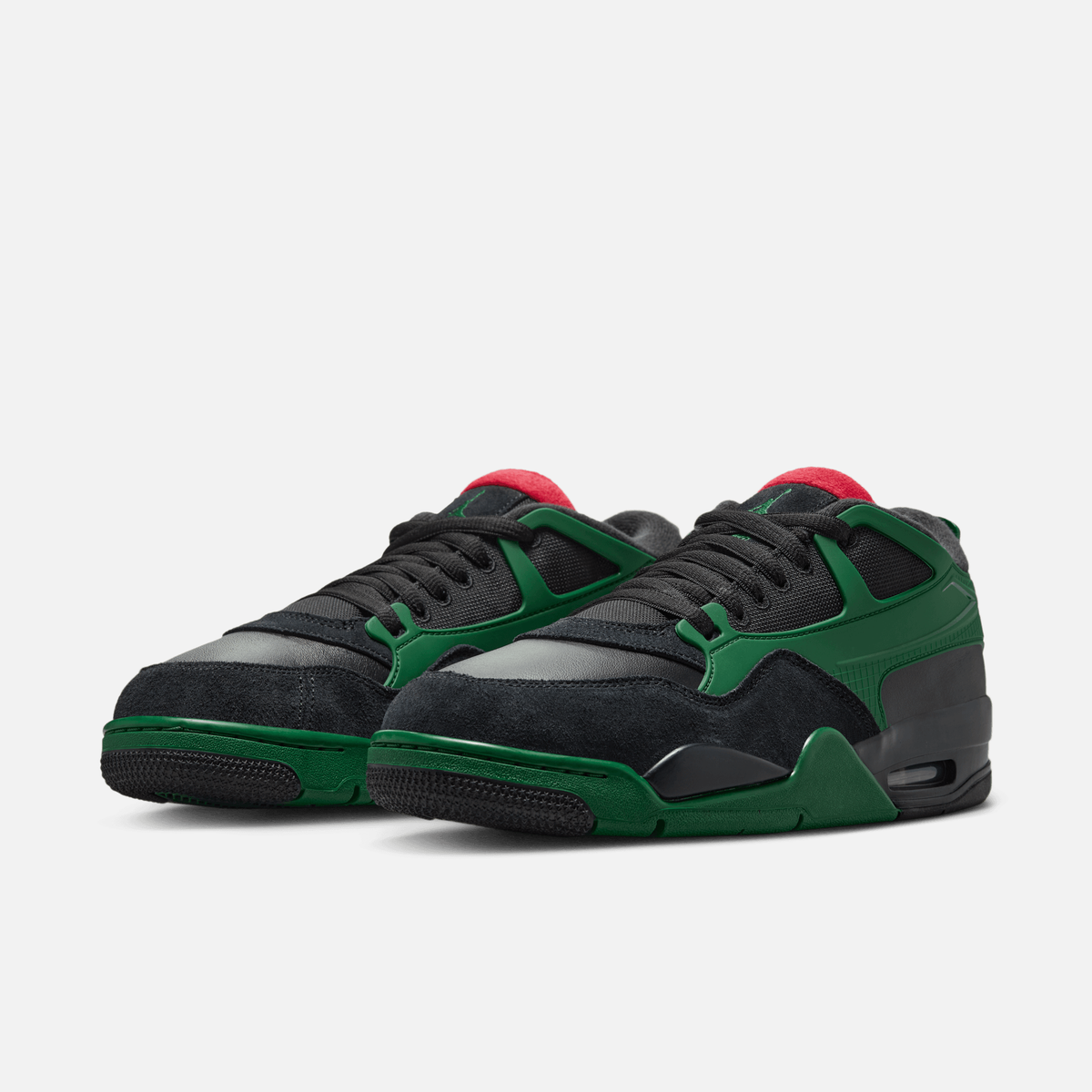 Air Jordan 4 RM - Preto / Verde / Vermelho