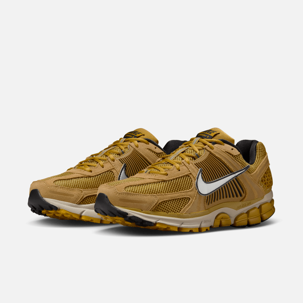 Nike Zoom Vomero 5 - Ocre / Dourado / Prateado metálico / Marrom-claro