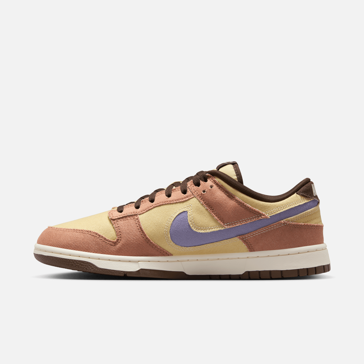 Nike Dunk Low Denim Dusted Clay - Argila / Ametista / Dourado / Marrom / Marfim-claro