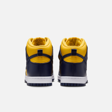Nike Dunk High Michigan - Amarelo-milho / Branco / Roxo / Azul-marinho