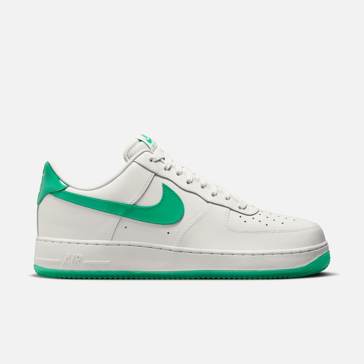 Nike Air Force 1 Low - Cinza-platinado claro / Verde