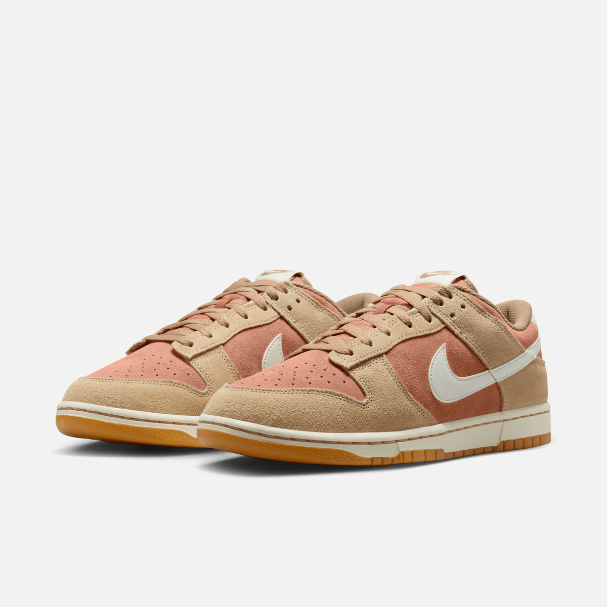 Nike Dunk Low - Bege-cânhamo / Terracota rosada / Caramelo-claro / Marfim-claro / Bege-rattan