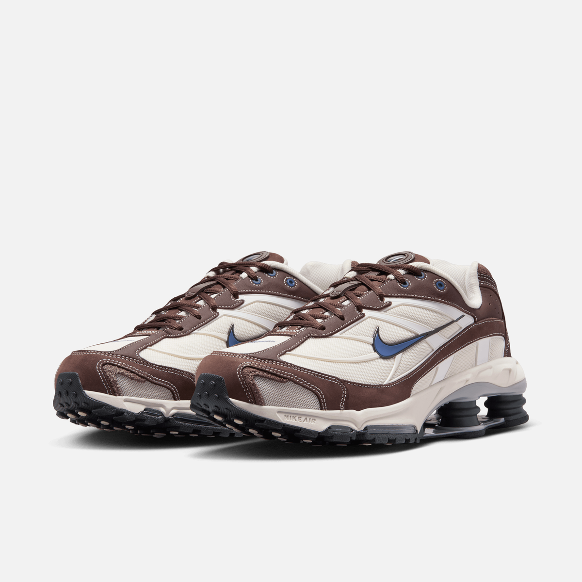 Nike Shox Ride 2 - Marrom / Branco-acinzentado / Azul