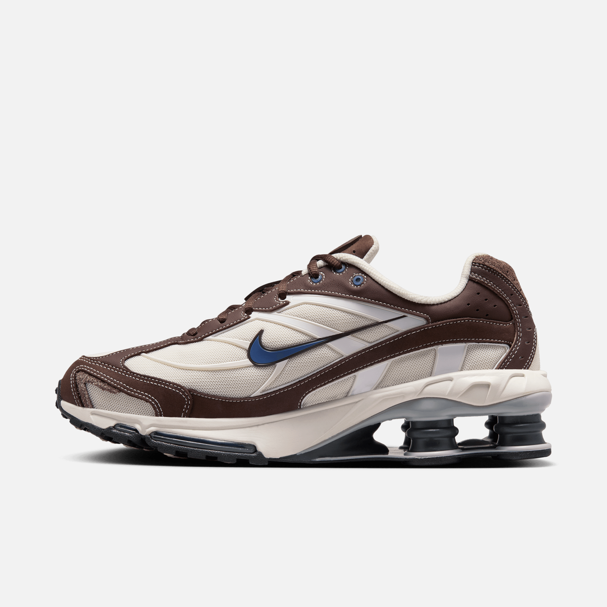 Nike Shox Ride 2 - Marrom / Branco-acinzentado / Azul