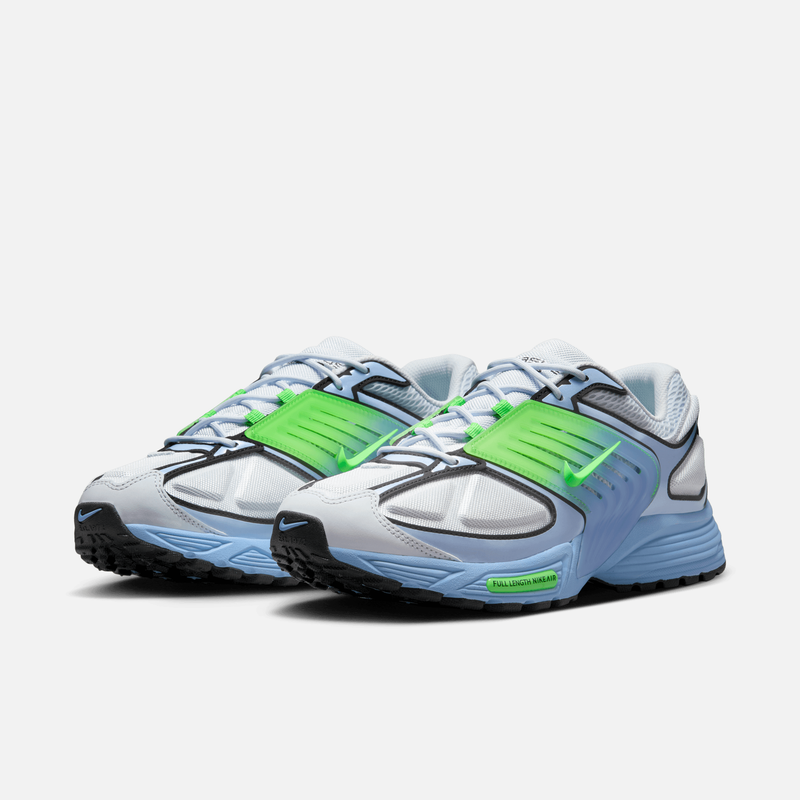 Nike Air Pegasus Wave Football - Cinza / Verde / Prateado / Azul-royal intenso