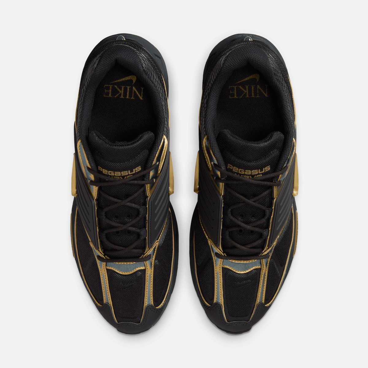 Nike Air Pegasus Wave Premium - Preto / Dourado metálico / Antracito / Cinza-escuro