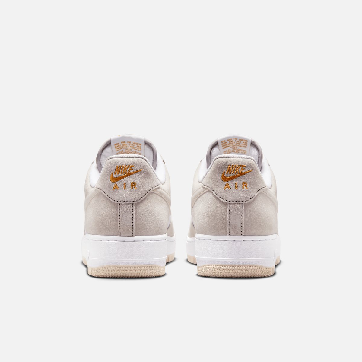 Nike Air Force 1 Low - Cinza / Marrom-claro / Branco