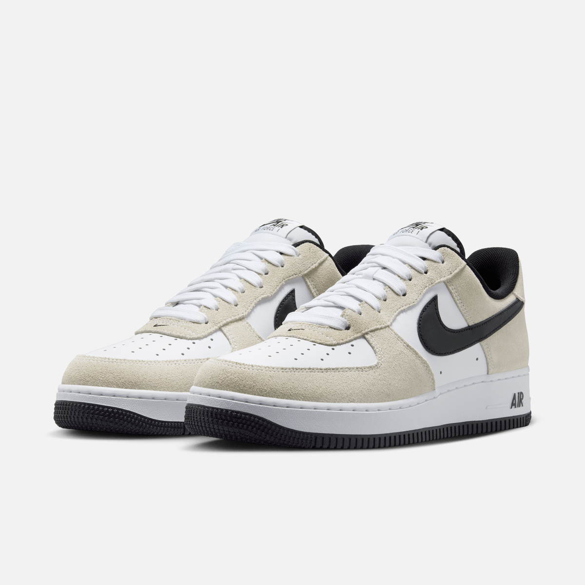 Nike Air Force 1 Low SK8 - Branco / Preto / Marfim-claro / Cinza-claro