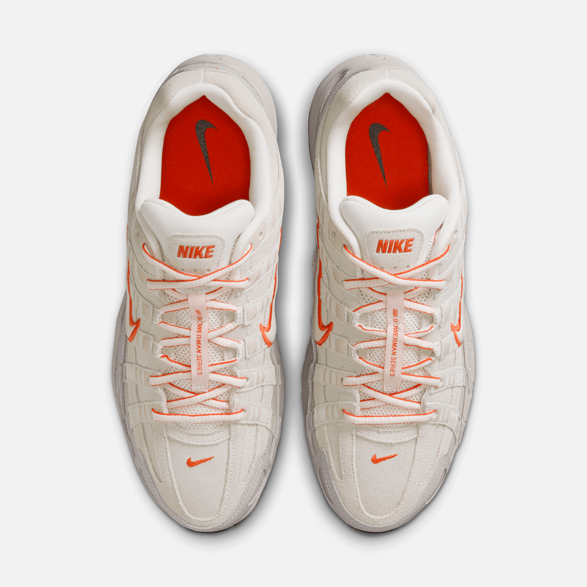 Nike P-6000 Premium - Branco-acinzentado / Vermelho / Cinza / Branco-creme / Preto