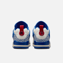 Air Jordan Spizike Low - Branco-creme / Vermelho / Bege-cru / Azul