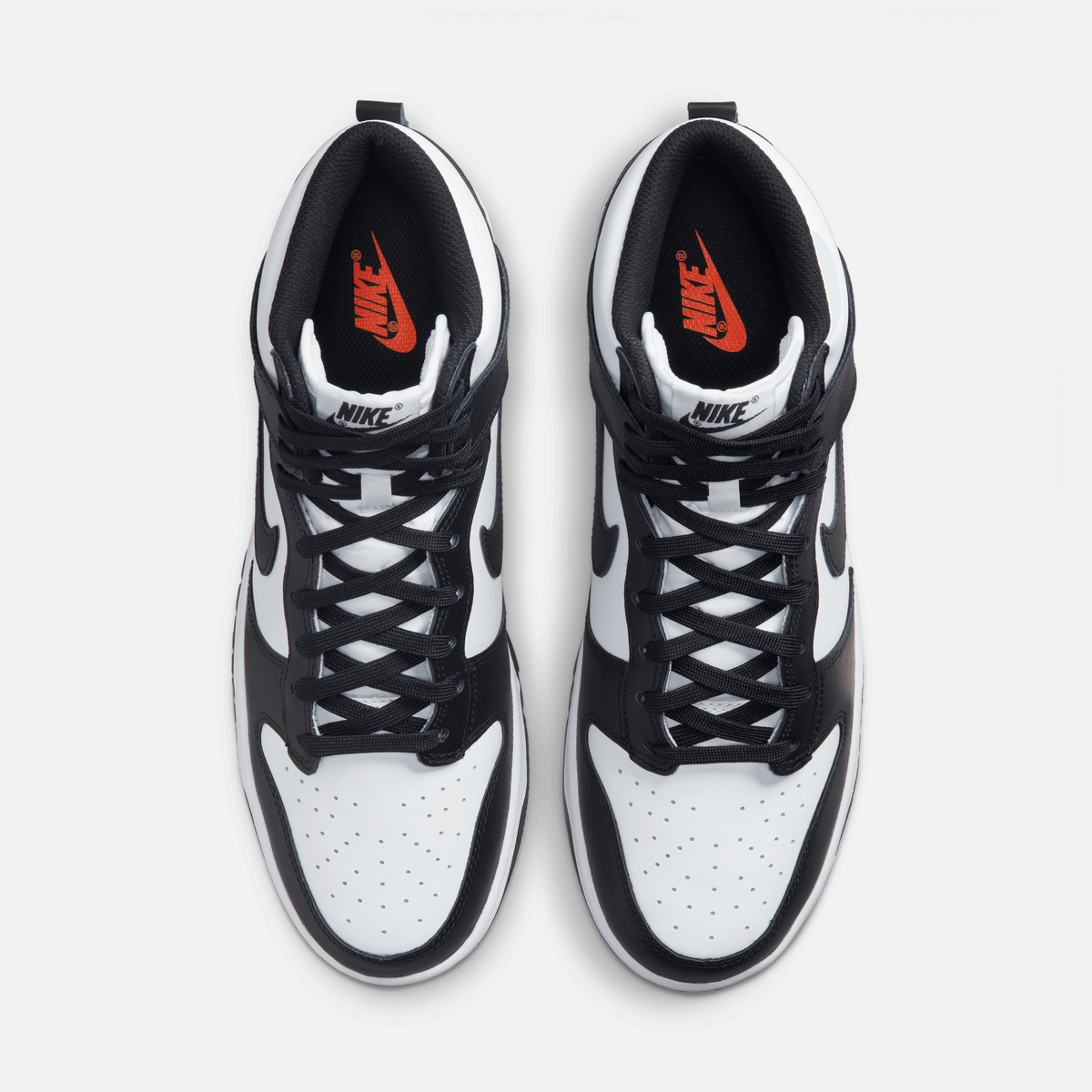 Nike Dunk High Panda - Branco / Preto / Laranja