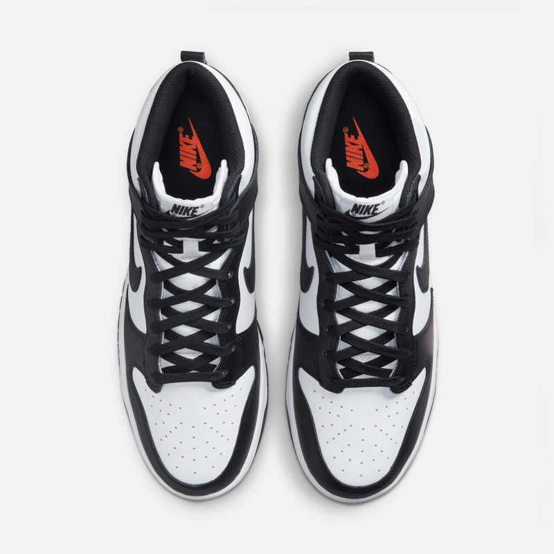 Nike Dunk High Panda - Branco / Preto / Laranja