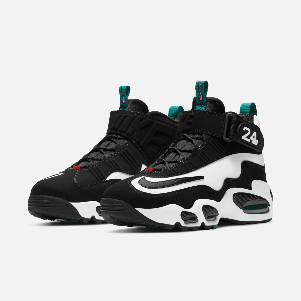 Nike Air Griffey Max 1 Freshwater (2026) - Branco / Preto / Azul-petróleo / Vermelho