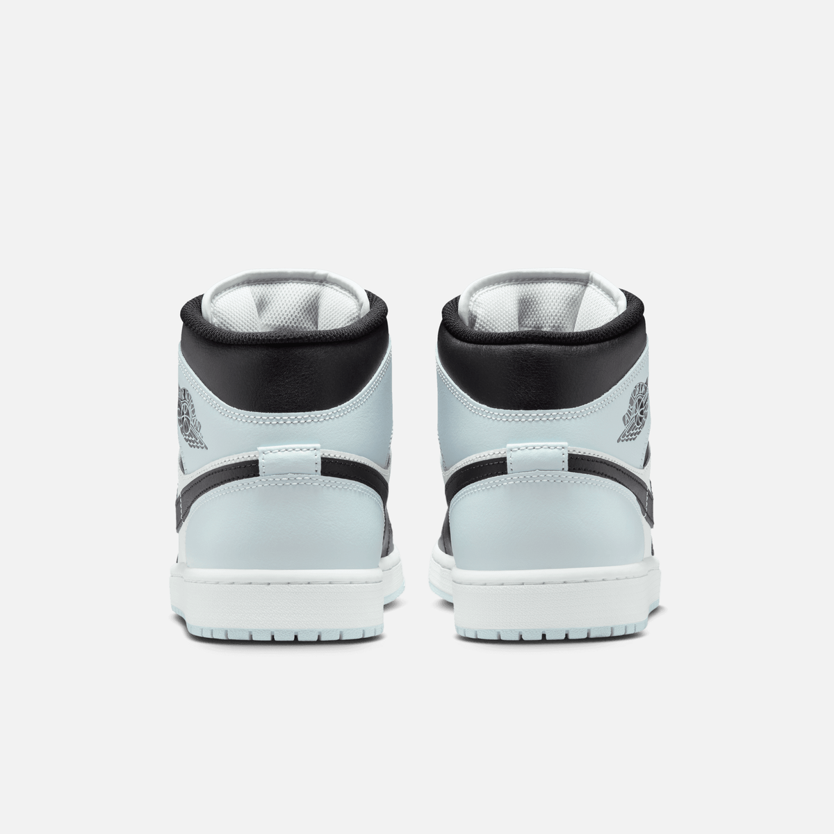 Air Jordan 1 Mid - Preto / Verde-claro / Branco / Azul