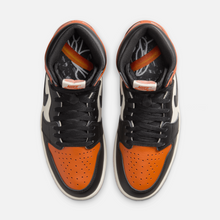 Air Jordan 1 High OG Shattered Backboard - Preto / Branco-creme / Laranja