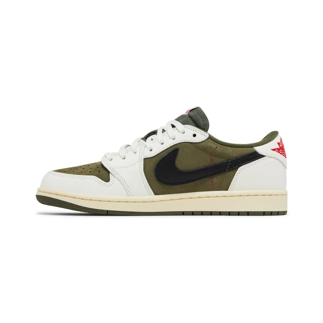 Travis Scott x Air Jordan 1 Retro Low - "Reverse Olive"