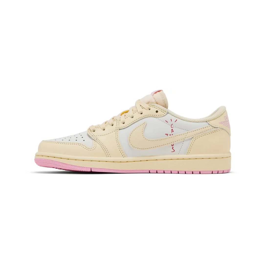Travis Scott x Air Jordan 1 Retro Low - "Shy Pink"