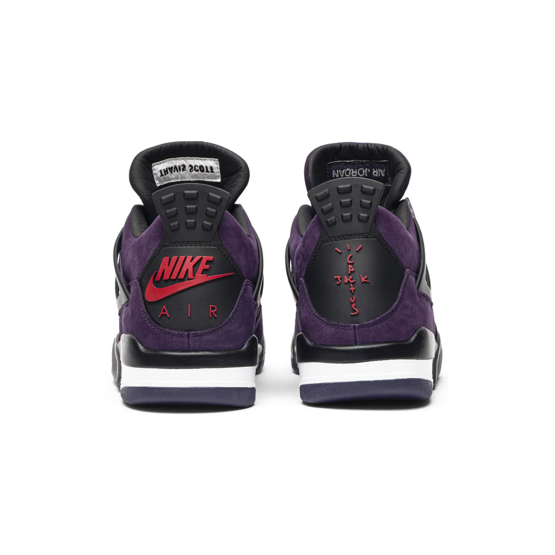 Travis Scott x Air Jordan 4 Retro - "Purple Suede" (Friends & Family)