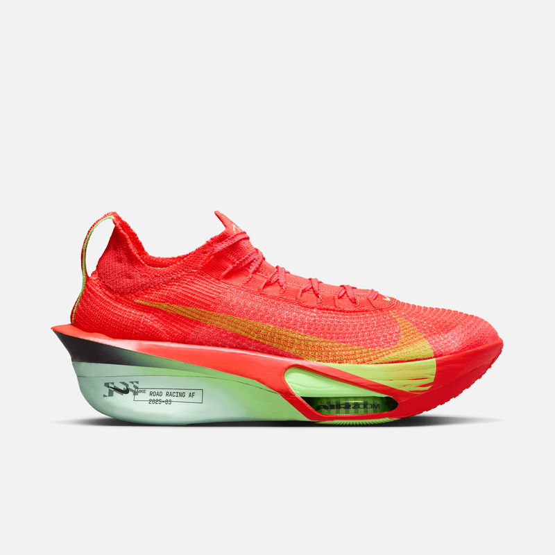 Nike Alphafly 3 - Vermelho intenso / Verde-lima intenso / Verde-menta claro / Roxo