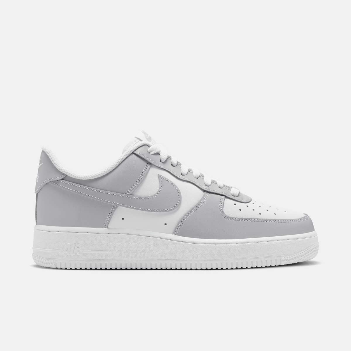 Nike Air Force 1 Low - Branco / Cinza claro