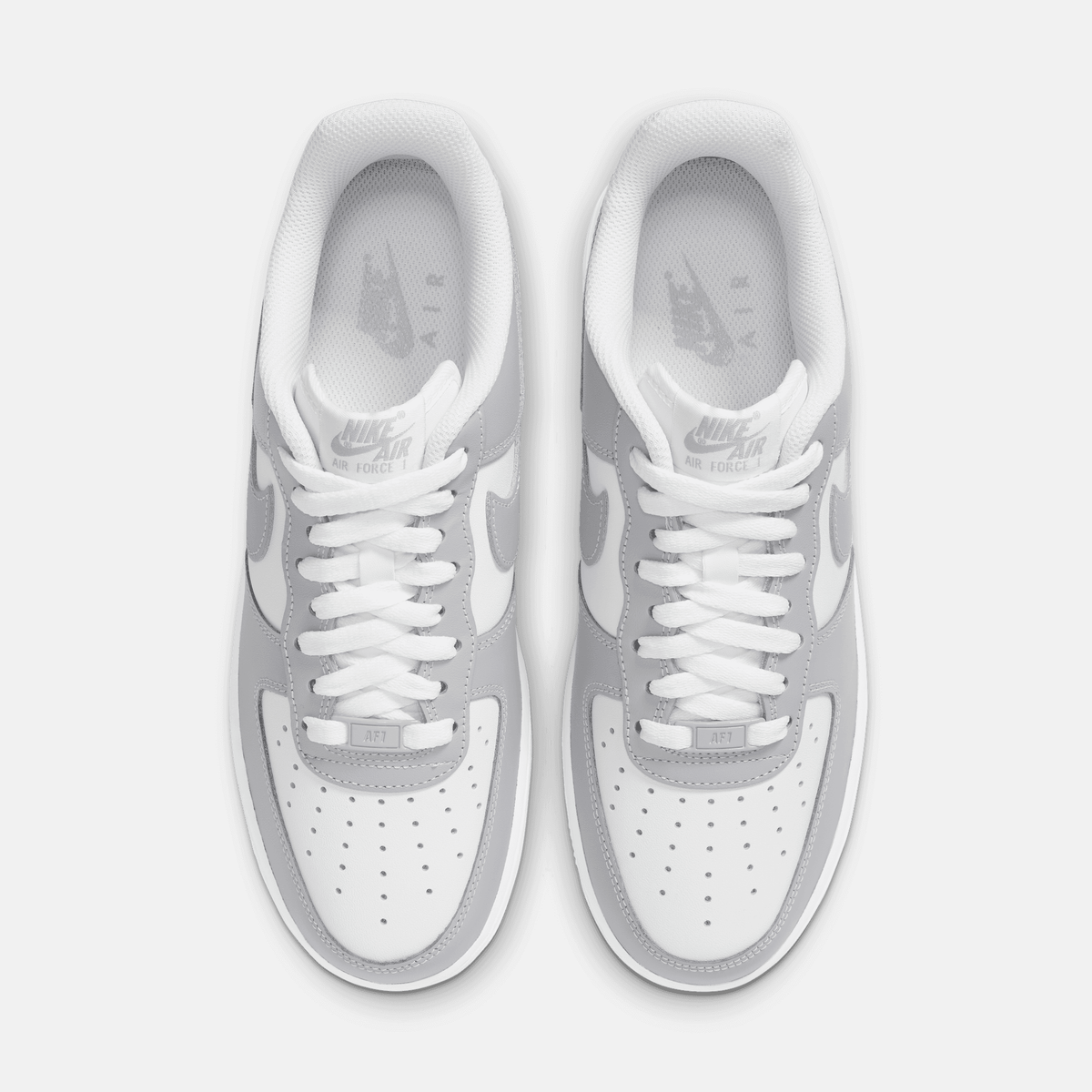 Nike Air Force 1 Low - Branco / Cinza claro