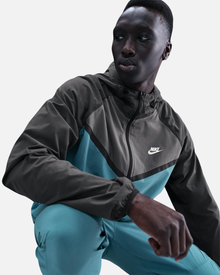 Jaqueta Nike Waterproof Jacket Tech - Azul, Preto e Cinza